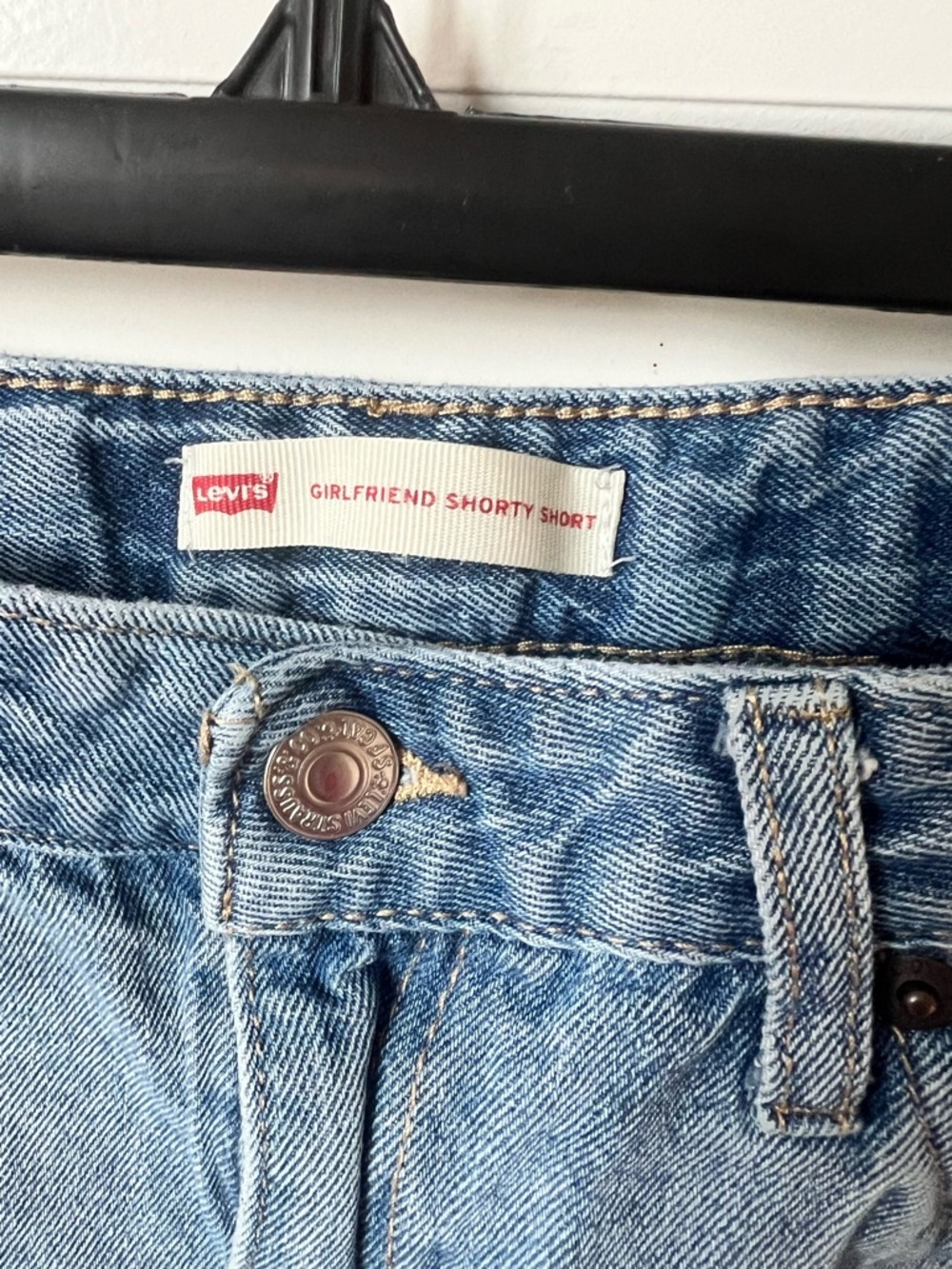 Levi's Light Blue Denim Kids Shorts - Picture 2 of 8